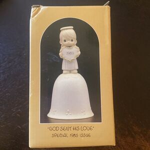 Precious Moments “God Sent His Love” 1985 Special Issue Enesco #15873 Bell